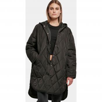 Parka Urban Classics con cappuccio da donna, nero, M
