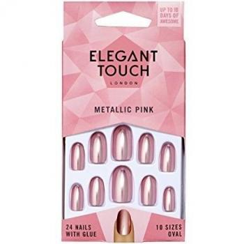 Elegant Touch Faux Nails – Pink Luxury