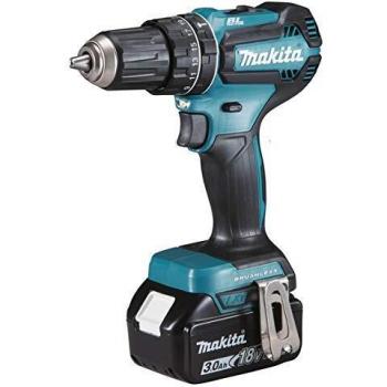 Trapano avvitatore a percussione Makita DHP485RF3J Compatto