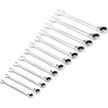 Draper Tools HI-TORQ® Metric Reversible Ratchet Combination Spanner Set (12 Piece)