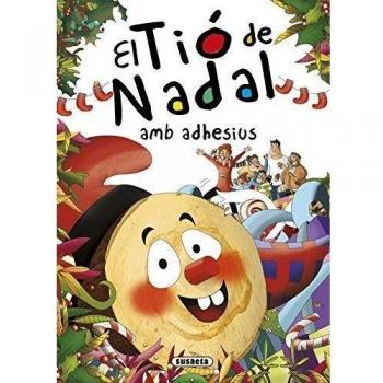 El Tió de Nadal amb adhesius