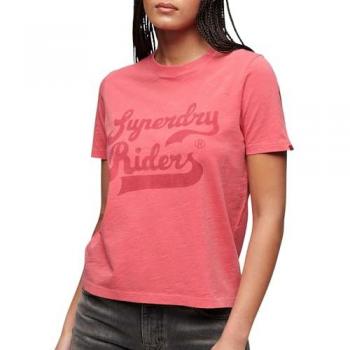 T-shirt à Manches Courtes Femme Superdry Kiss Print