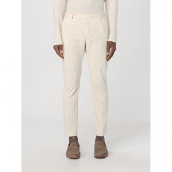 Pantalone uomo PT Torino in velluto di cotone a coste bianco 52