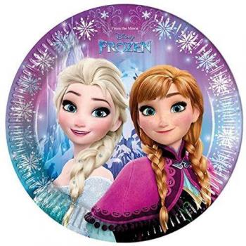 Disney Frozen Ice Blue Plate