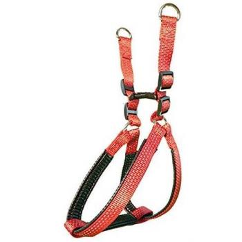 Arnés de nylon rojo para perros 1,5 x 40-50 cm