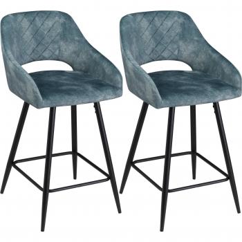 HOMCOM Bar Stools Set of 2