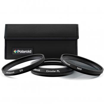 Polaroid 49 mm Filter-Kit (UV, CPL, ND)
