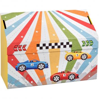Magni Rennbahn Spielkoffer für Kinder – Puzzle-Set – ca. 23 × 10 × 30 cm (30 Teile)