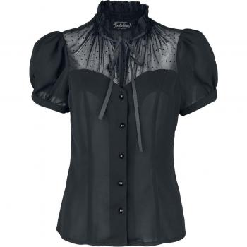 Voodoo Vixen Acid Doll Coalette Girl-Hemd schwarz