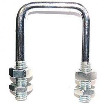 Zinc-Stamped Square M8 Bolt 100mm – 39x233mm Inside Size