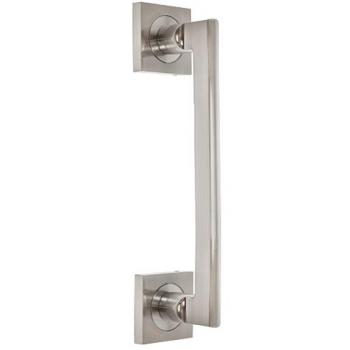 Manillón de Aluminio con Roseta Cuadrada Níquel Satinado