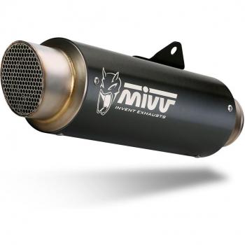 Escape Mivv GP PRO en Acero Negro para Kawasaki ZX-10 R/RR 2016-2025