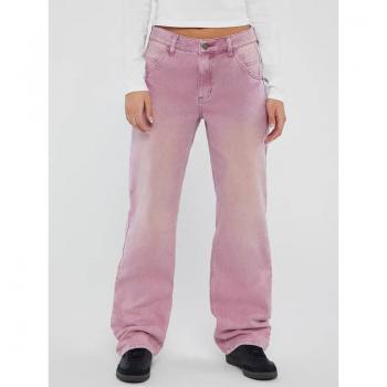 Jean unisexe Guess Originals charpentier rose