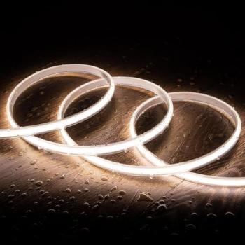 Ruban LED Auto-Redressement COB 220V – 320 LED/m, 720 lm/m – 12 mm – IP