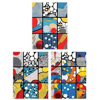 Color Burst Bubble Series – A4 Pack