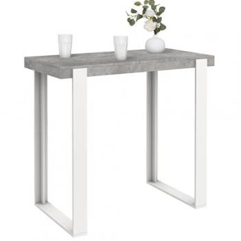 Barra de Muebles Phoenix Hormigón/Blanco 113 cm