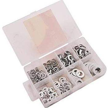 Precision Metal Washers – 200 Unit Set