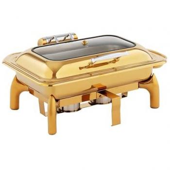 Chafing Dish GN 1/1 9L à 2 Récipients à Combustible