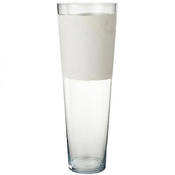 Vase Lueur 70 cm – Reflet Blanc, Parfait pour Décor Moderne
