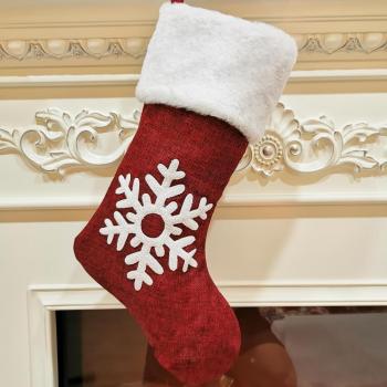 Colgante de Calcetines Navideños Alce en Rojo