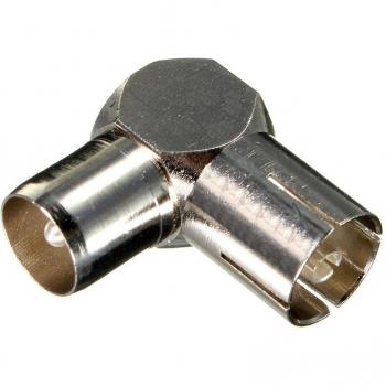 Conector Aluminio 90° Televisor y Antena Aérea