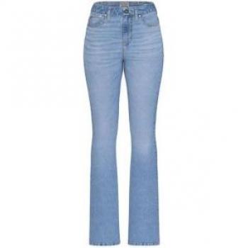 Pantalones Guess Flare Casual Mujer Azul 27