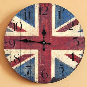 Wooden Hanging Wall Clock