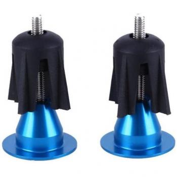 Set de manillares de bicicleta con tapa y sistema de bloqueo (2 uds)