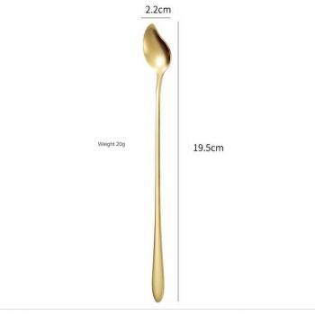 304 stainless steel coffee and ice cream spoon set