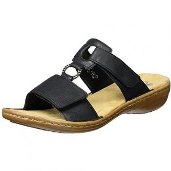 Rieker 60885 Ciabatte da Giardino Donna Nero 38 EU