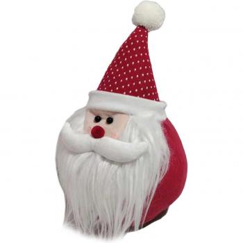 Roter Weihnachtsmann Türstopper 30 cm