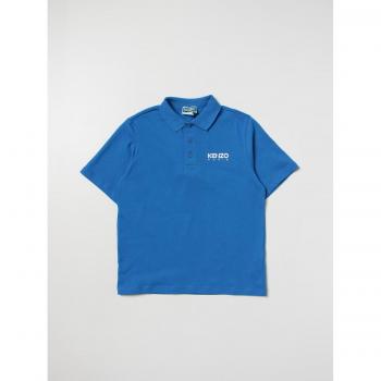 Polo Kenzo Junior in Cotone Blu Taglia 6