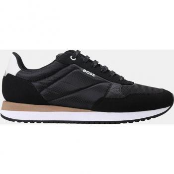 Zapatillas de hombre tipo running bajas con detalles en contraste y suela de goma