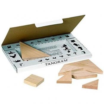 Tangram Goki, Gioco di Costruzione in Legno, 7 Pezzi