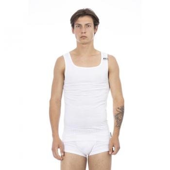 Bikkembergs Men's White Cotton T-Shirt