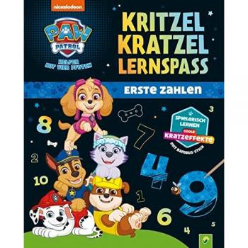 PAW Patrol Kritzel-Kratzel-Lernspass: Erste Zahlen, Libro per bambini di Casa editrice Schwager & Steinlein