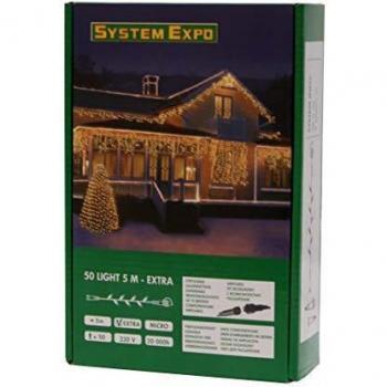 System Expo Lichterkette-Extra 50er klar 5m Best Season 484-11
