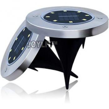 Stainless Steel 8 LED Solar Buried Light