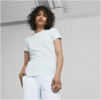 Puma Classics T-Shirt Damen hellblau XS Figurbetont