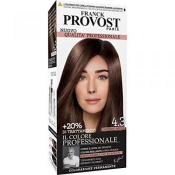 Franck Provost Tinta Capelli Colore Professionale a Domicilio, Valorizza Riflessi e Brillantezza, Castano Miele