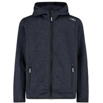 CMP Fleecejacke Strickdesign Jungen 140 grau