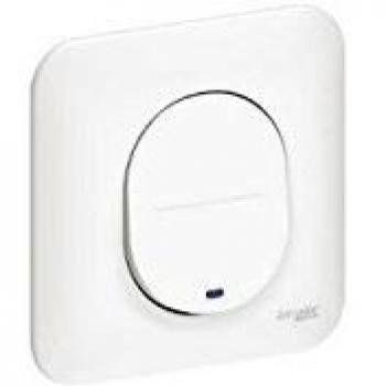 Ovalis S260263 Interruttore di sicurezza con placca bianca