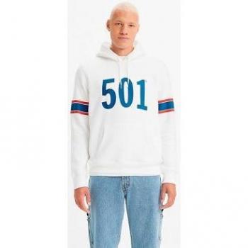 Sudadera masculina Levi's Standard Graphic blanca