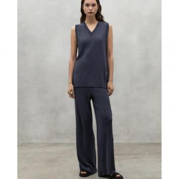 Ecoalf Pantaloni Ason Casual in Lino Grigio Blu