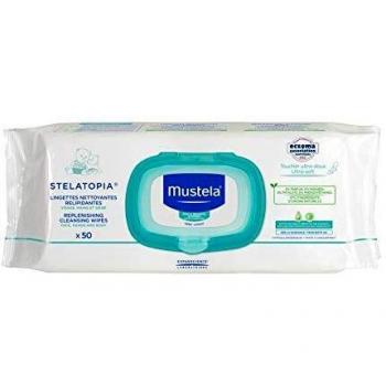 Salviette Relipidanti Mustela Stelatopia Pelle Tendenza Atopica 50 pz
