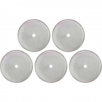 Set de Filtros Reusables en Acero Inoxidable para Café y Té – 5 piezas