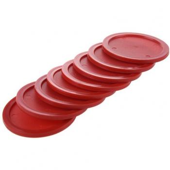 Rot Luft Eishockey Zubehör (8 Teile, 63 mm Puck)