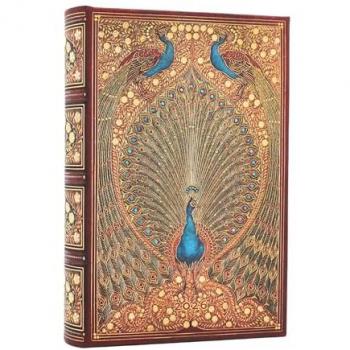 Paperblanks 12-Monatskalender 2026 Hafiz‘ Pfauen, Mini, Tagesüberblick