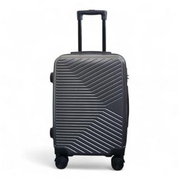 Infinity Unisex 8‑Wheel Hardshell Suitcase – Dark Grey