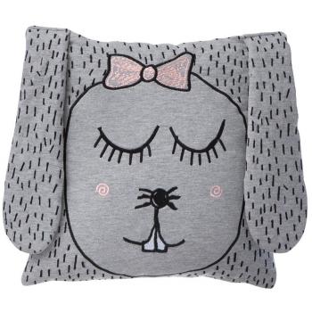 Weiches Bio‑Kissen „Little Ms Rabbit“ – 30 × 30 cm